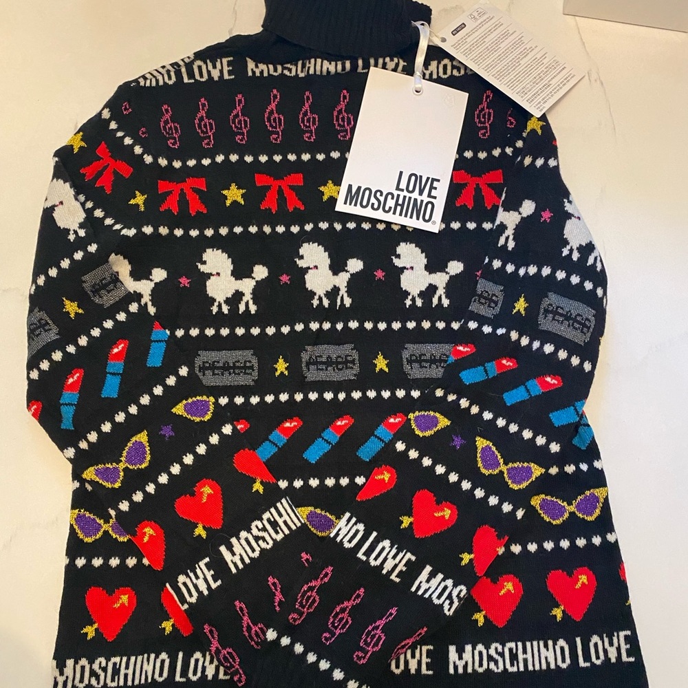 Love Moschino turtleneck knit